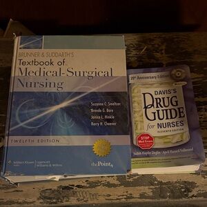 Medical-Surgical Nursing Textbook and Drug Guide